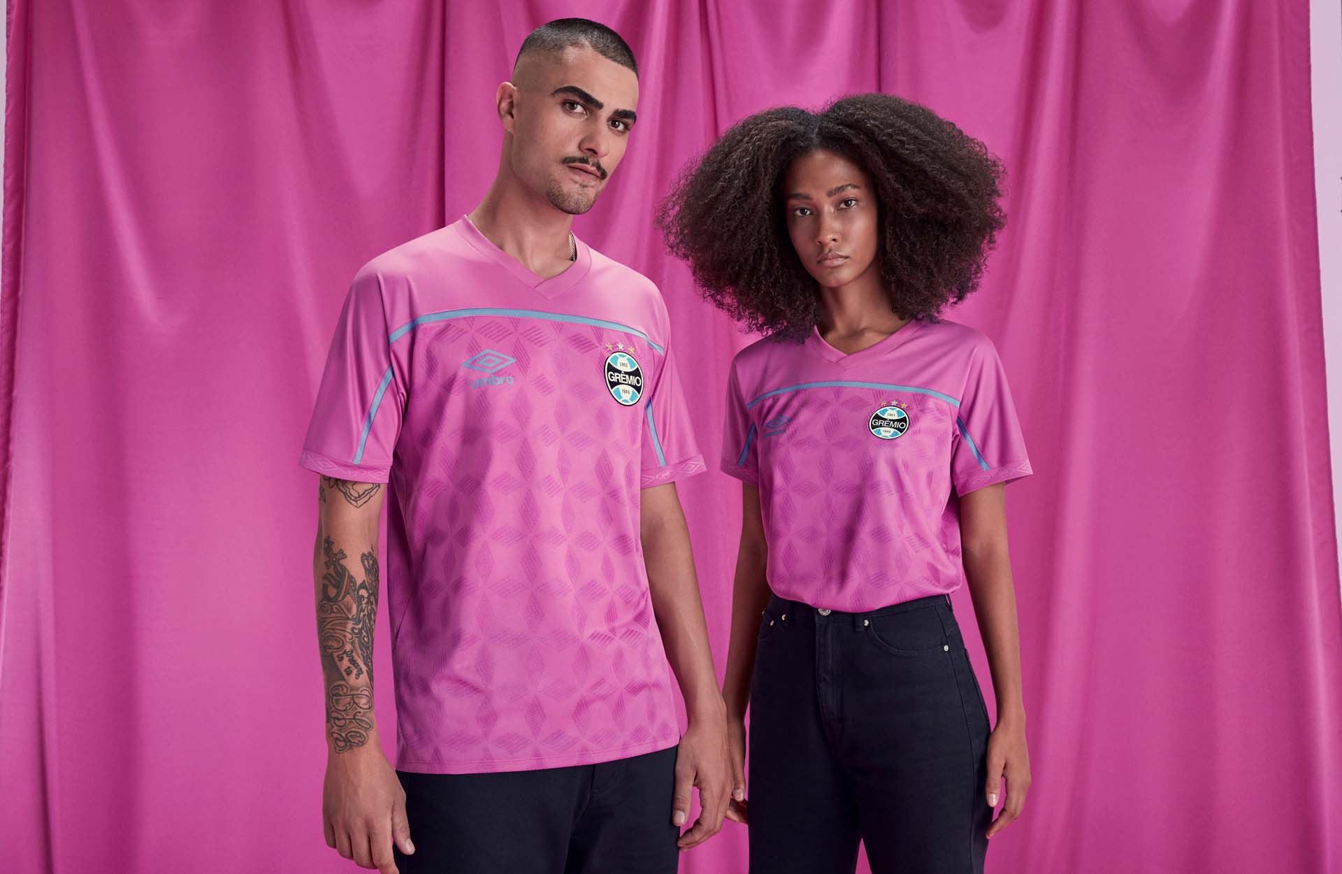 pink umbro t shirt