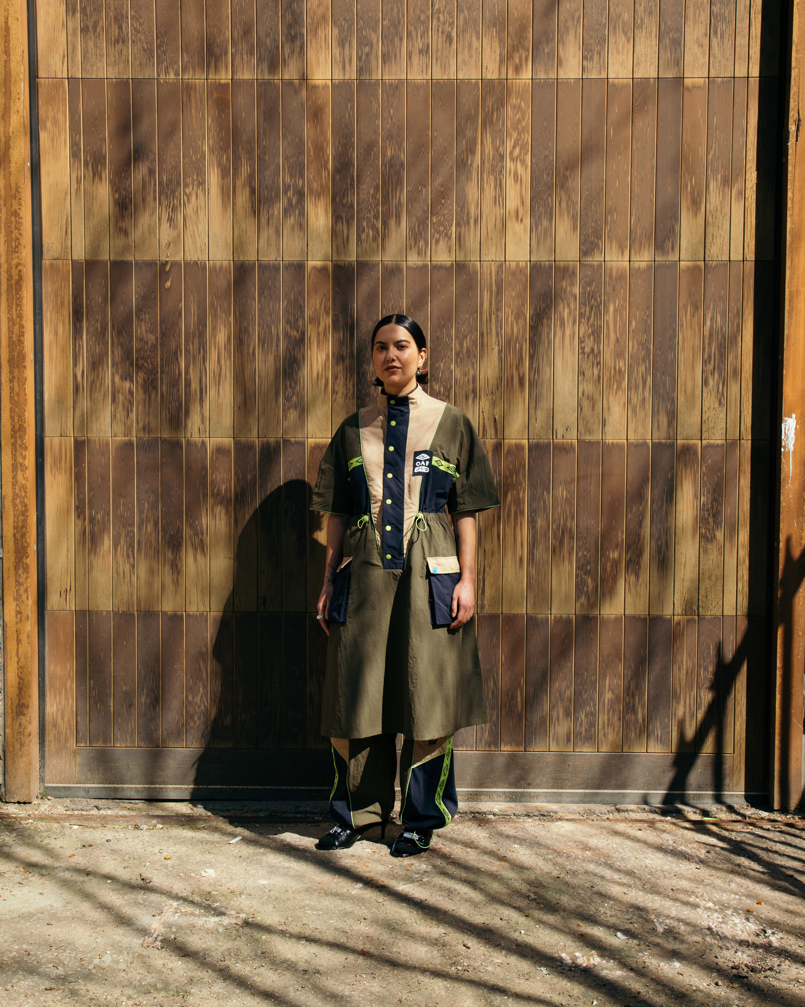 lazy-oaf-x-umbro-dress-on-model