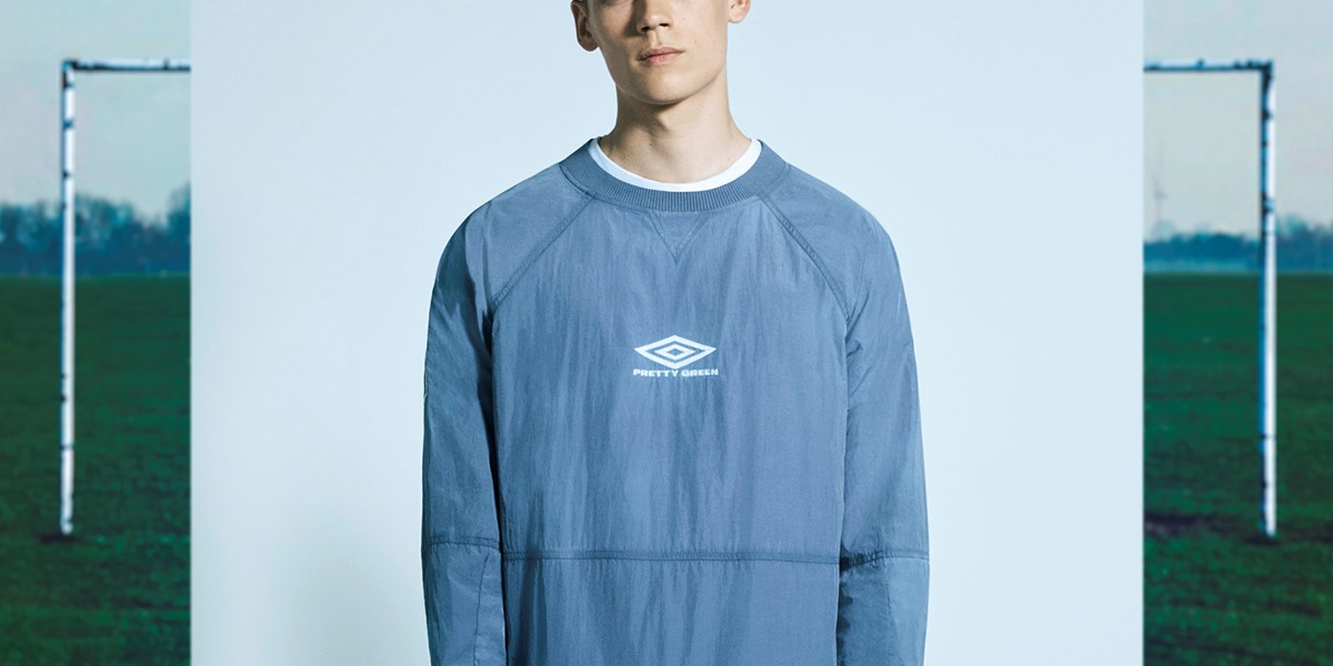 Eqvvs Pretty Green Umbro Drill Top Pretty Green X Umbro