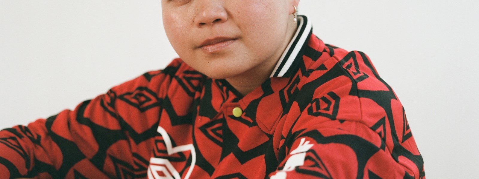 lazy-oaf-x-umbro-track-jacket-on-model