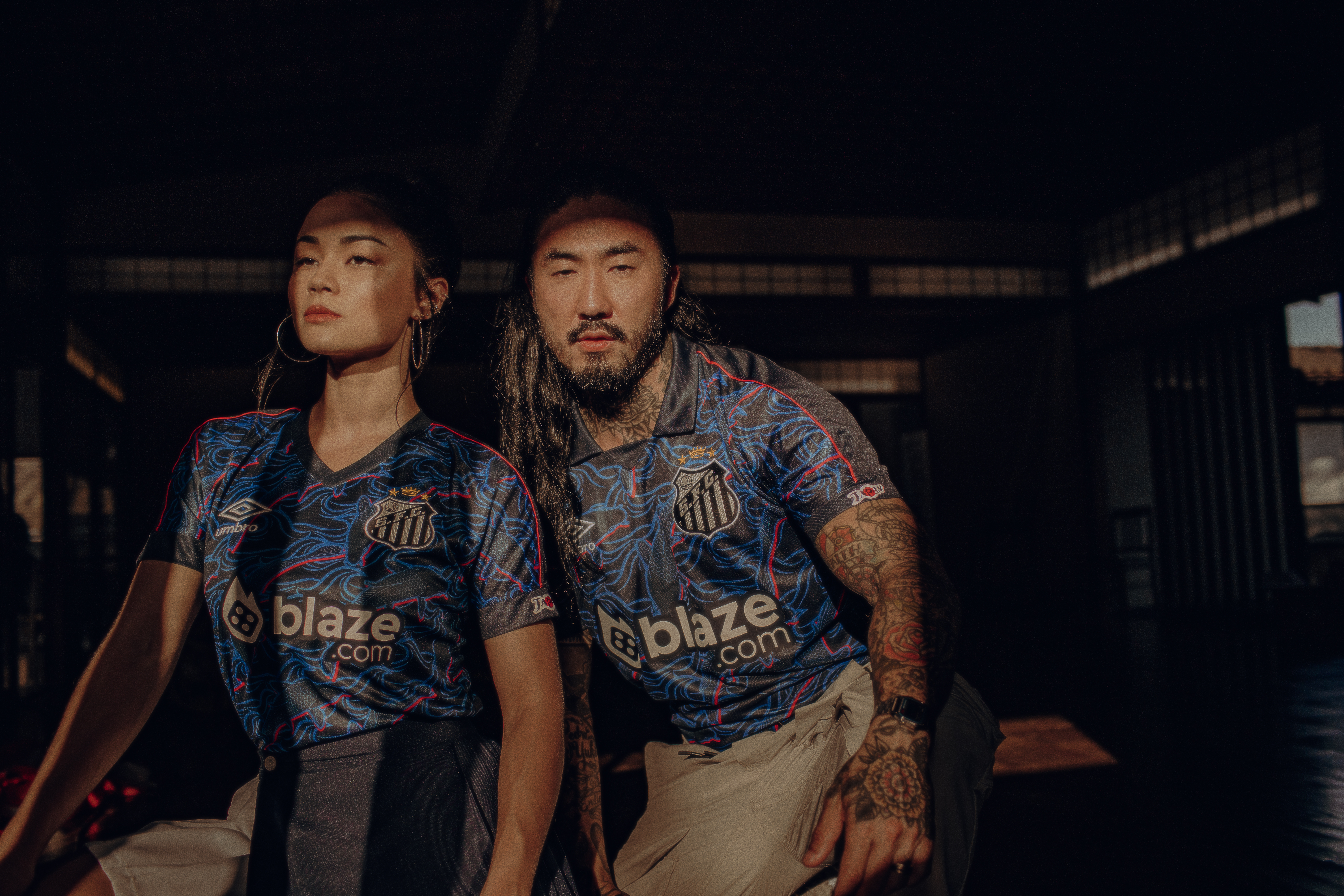 Santos FC 23/24 - Third Kit - Model group shot