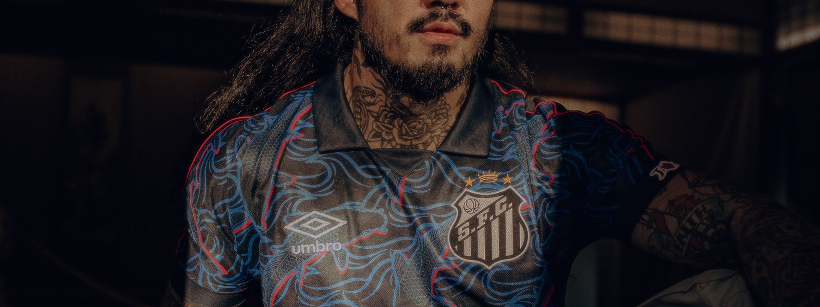 Santos FC 23/24 - Third Kit - Model front shot