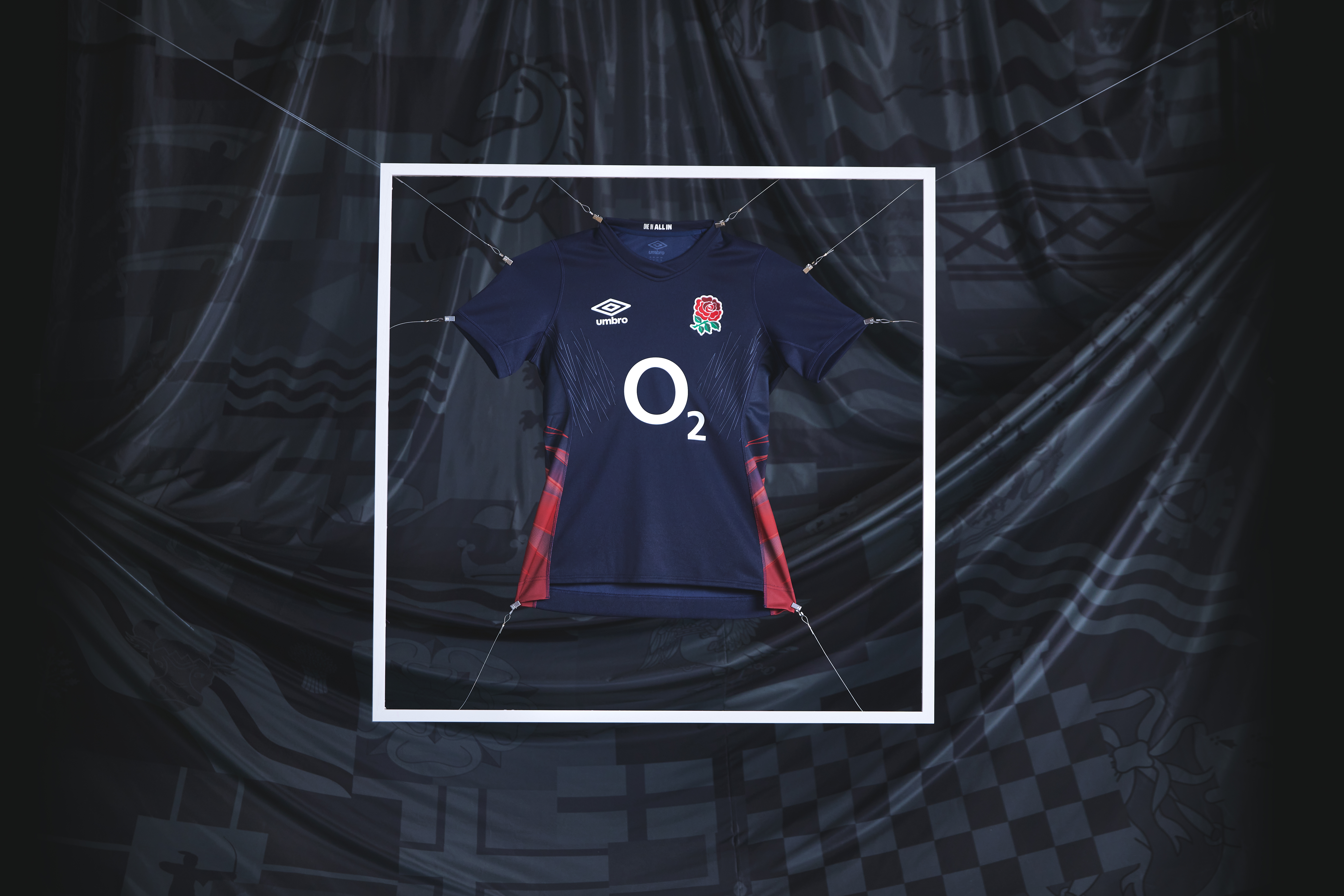 umbro-england-red-roses-23-24-alternate-kit-hanging-up